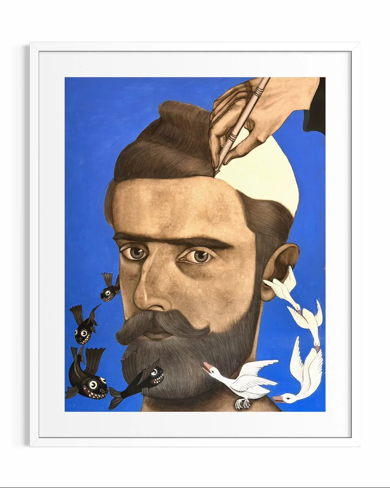 Litografía Retrato de Escher