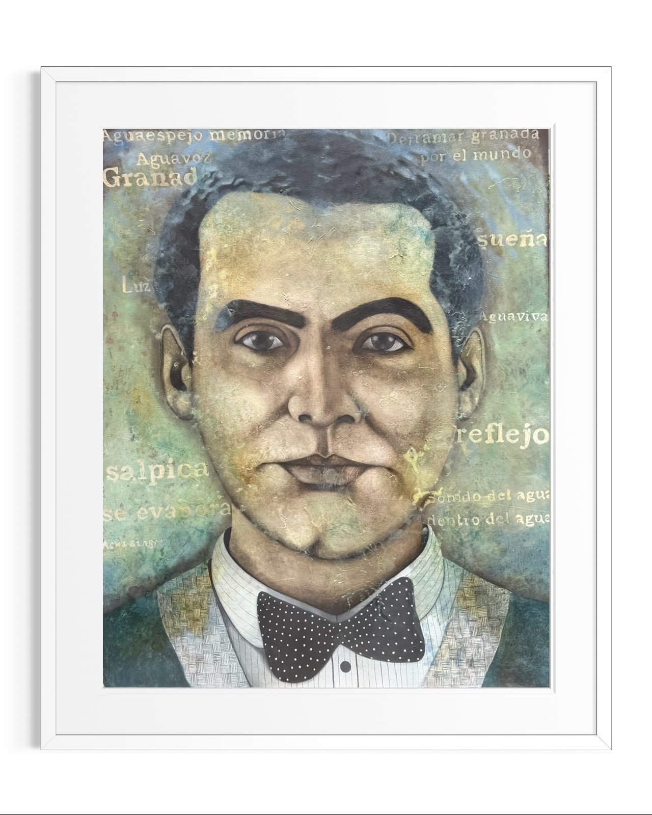 Litografía Retrato de Federico García Lorca
