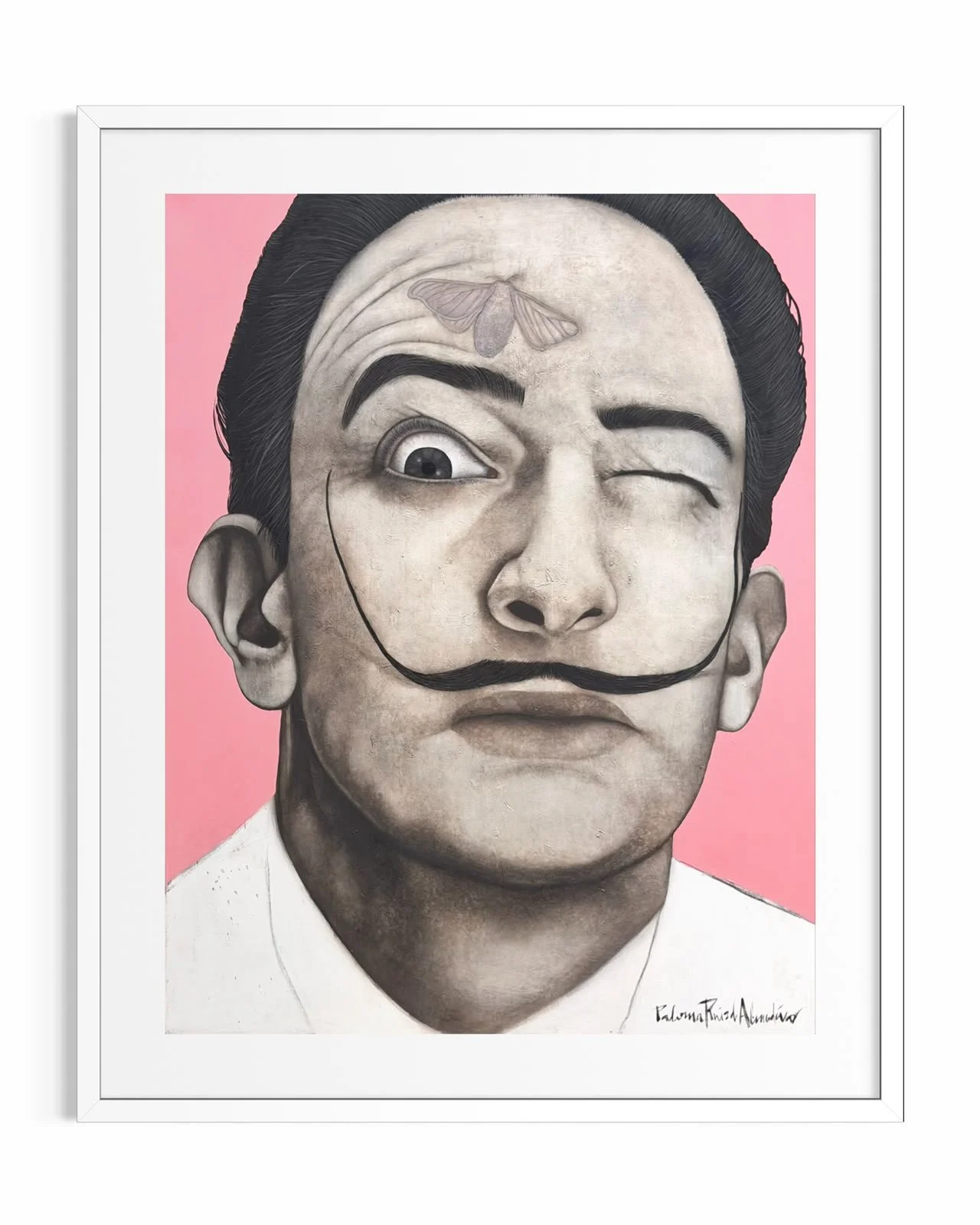 Retrato de Salvador Dalí — Litografía