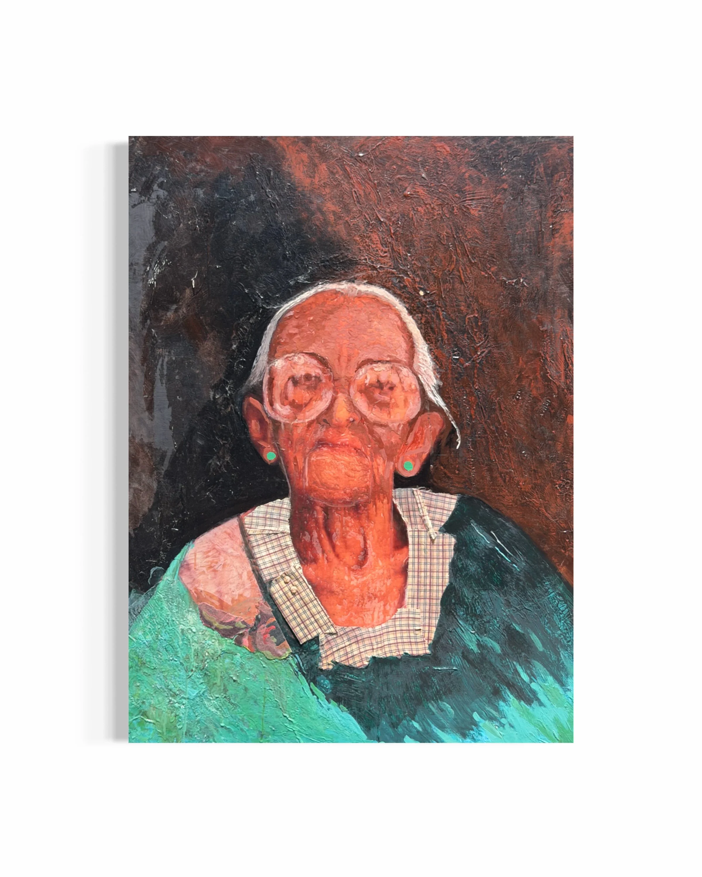 Retrato de anciana de pueblo
