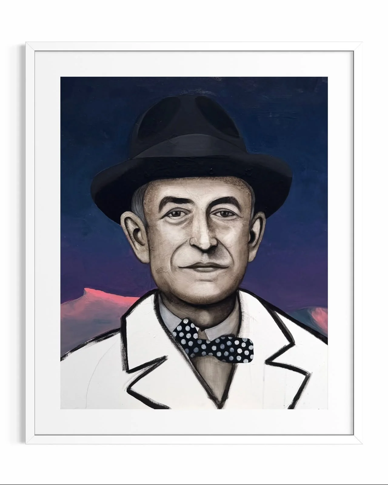 Litografía Retrato de Manuel de Falla