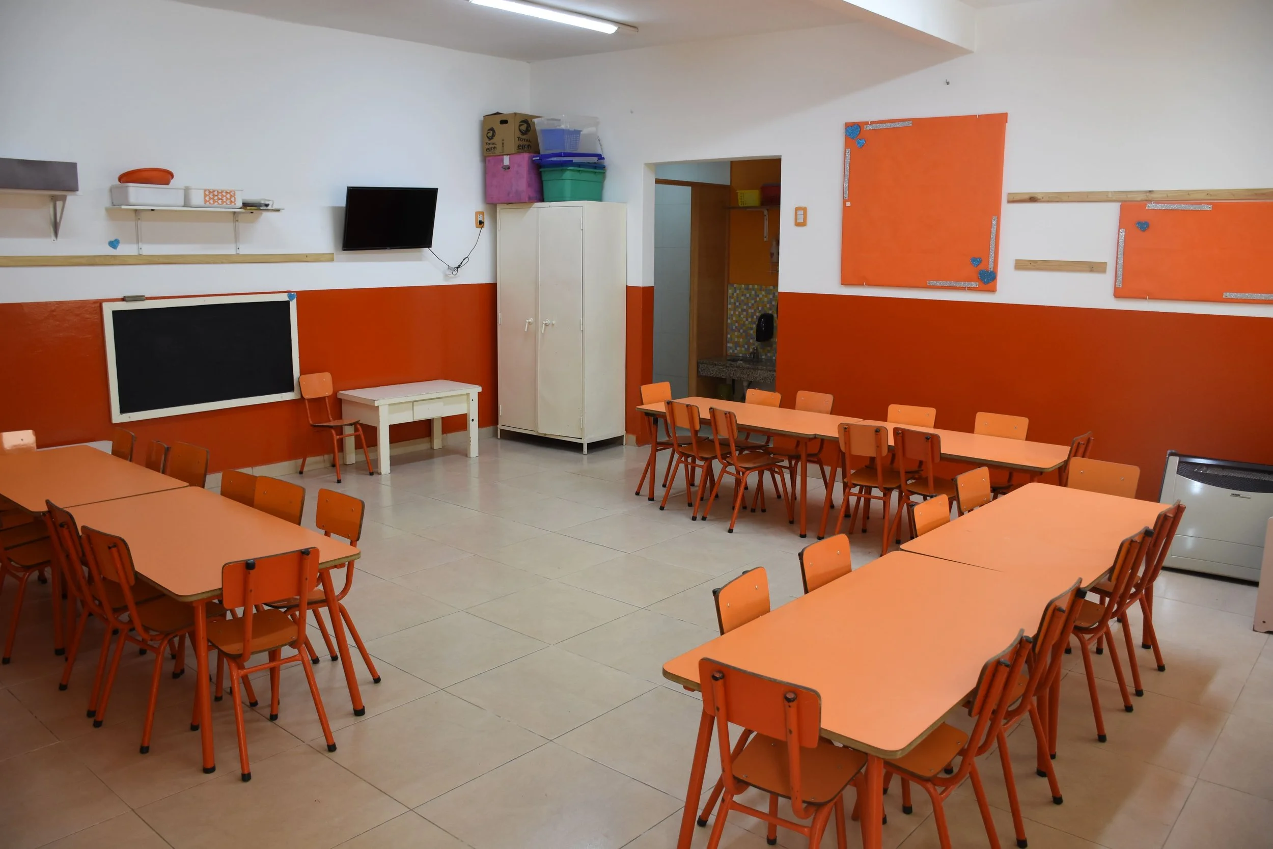 Aula naranja, nivel inicial
