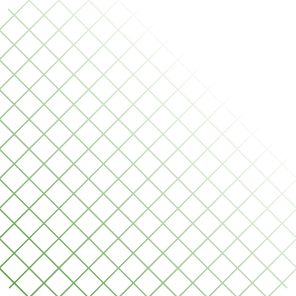 Fondo con patrón de líneas diagonales verdes y blancas en forma de cuadrícula.