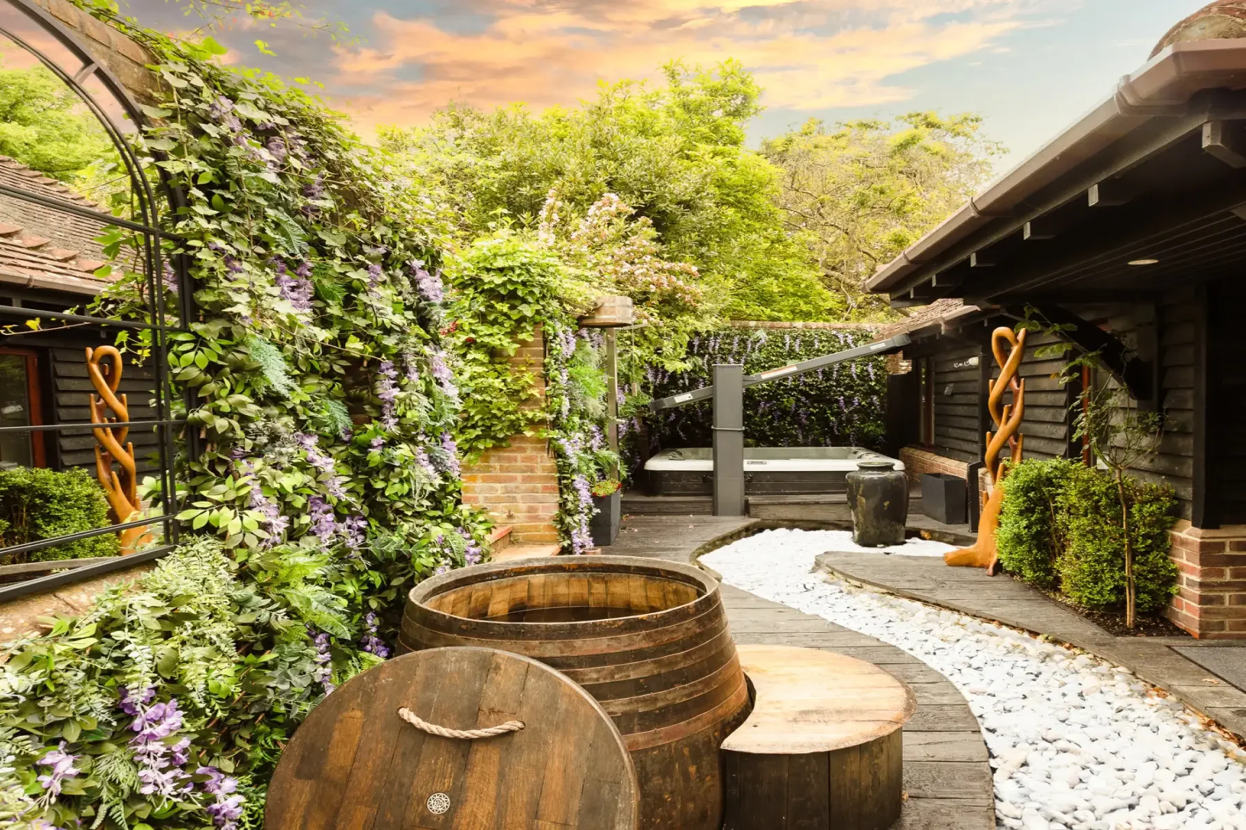 Rose Spa at Quob Park Estate, with spa design consultancy and site management by Butterscotch Design.