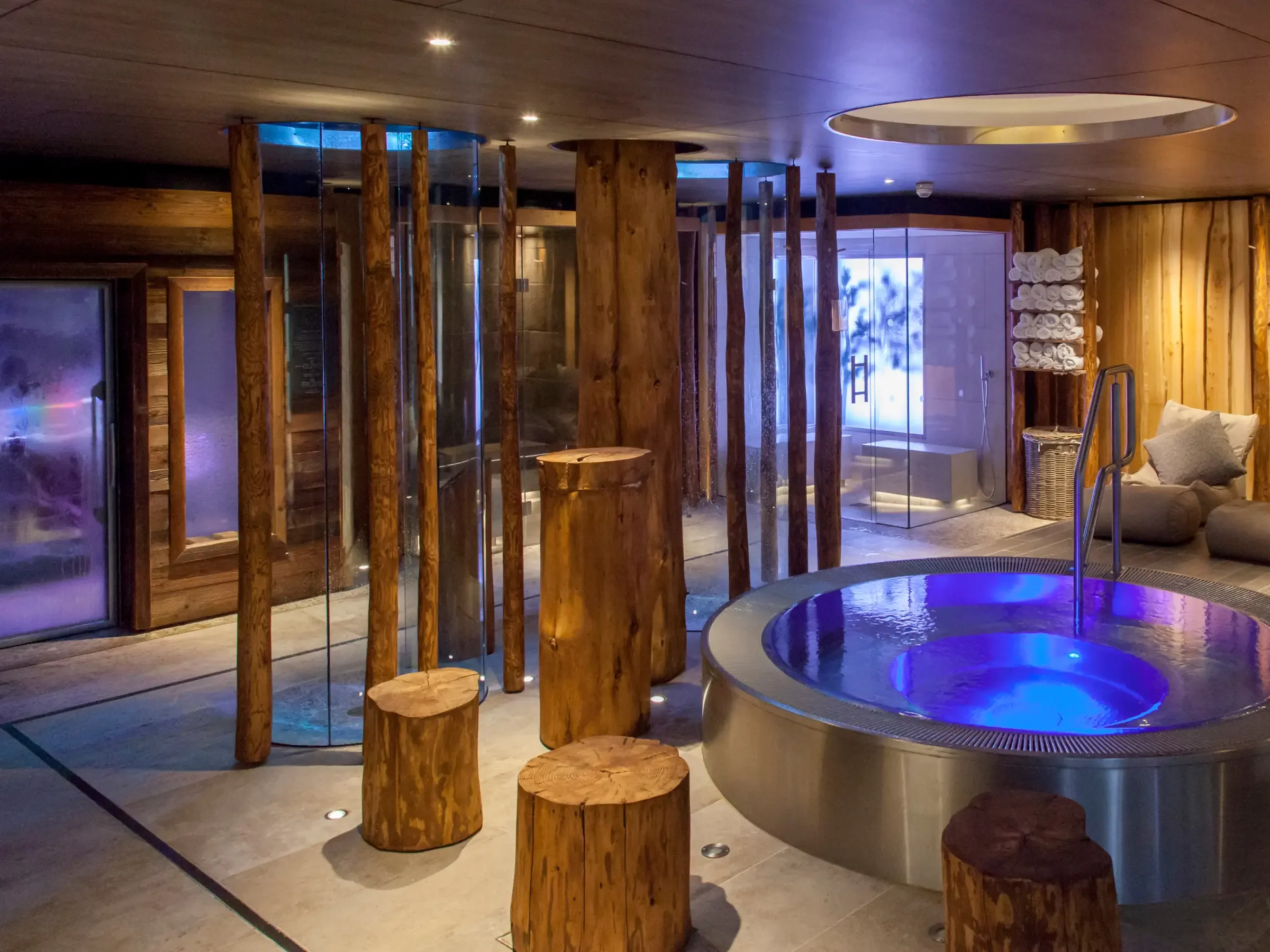 Thermal spa at Champneys Forest Mere with hydrotherapy pool and heat experiences