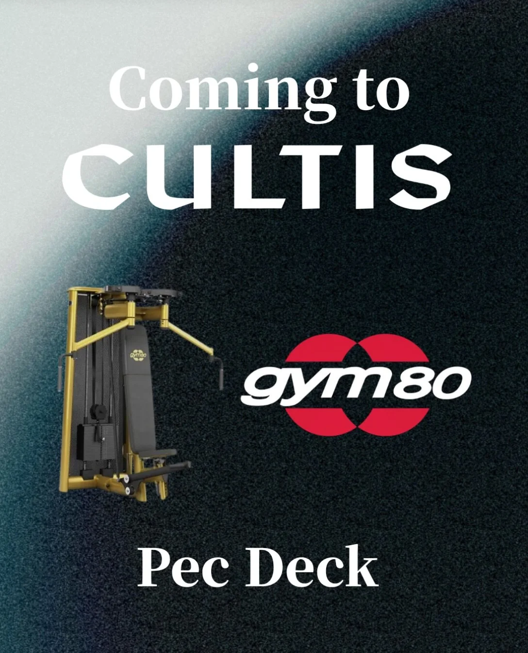 COMING TO CULTIS

-Next up-

A GYM80 piece that once used personally was destined a place a Cultis:

- Seated Pec Deck

A quality machine with a smooth resistance profile, heavy stack and great stability.

#cultisclub #gymequipment #gymsimbath #bathg