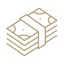 icon representing Investors with idle cash seeking non-correlated returns outside the stock market