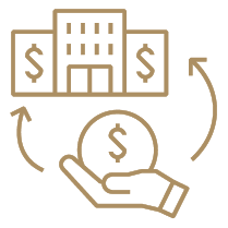 icon representing Stockholders or Business owners concerned with capital gains tax upon liquidating