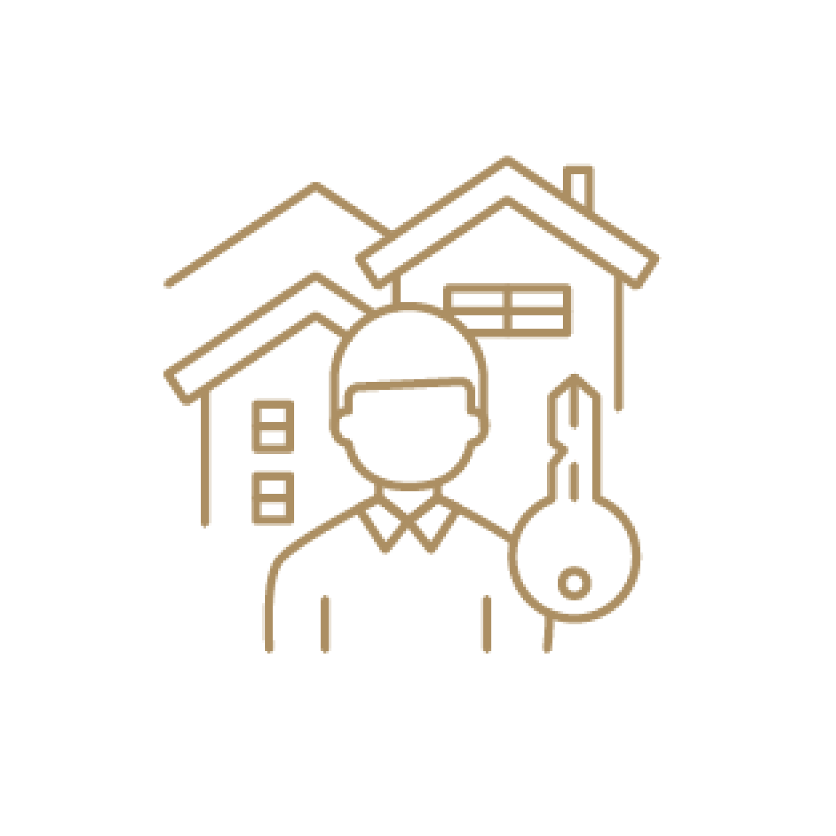 icon representing tired landlords wanting to shift from active to passive ownership