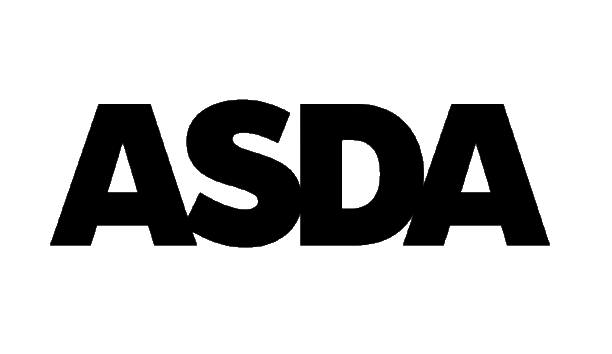 ASDA logo in black text on a white background