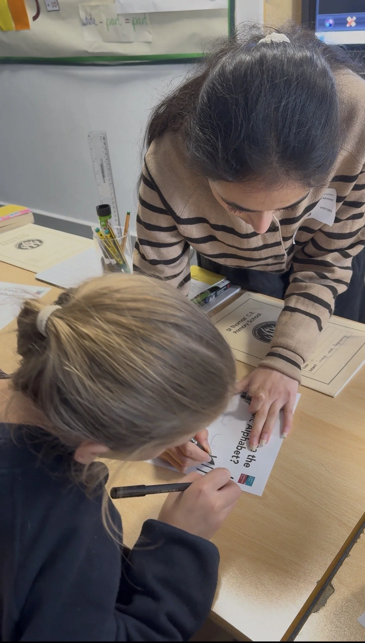 Leighton House Workshop to St Thomas CE School, part of the 'On the Road' initiative, teaching workshops to schools, community spaces and institutions in RBKC, 2026