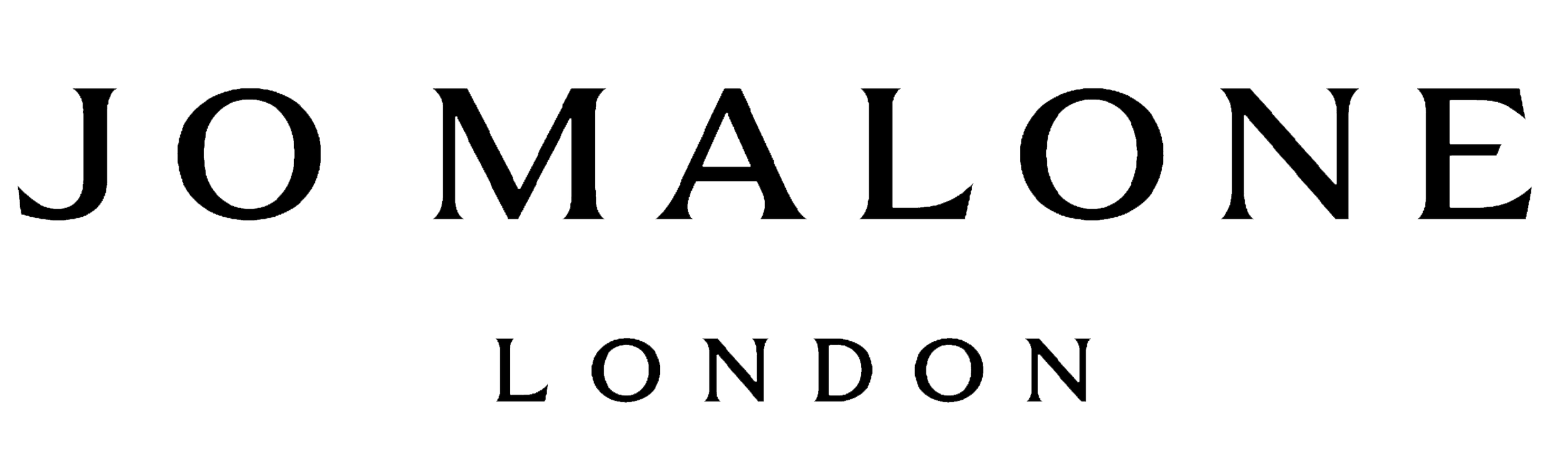 J. Malonie London Logo in black outline text against white background.