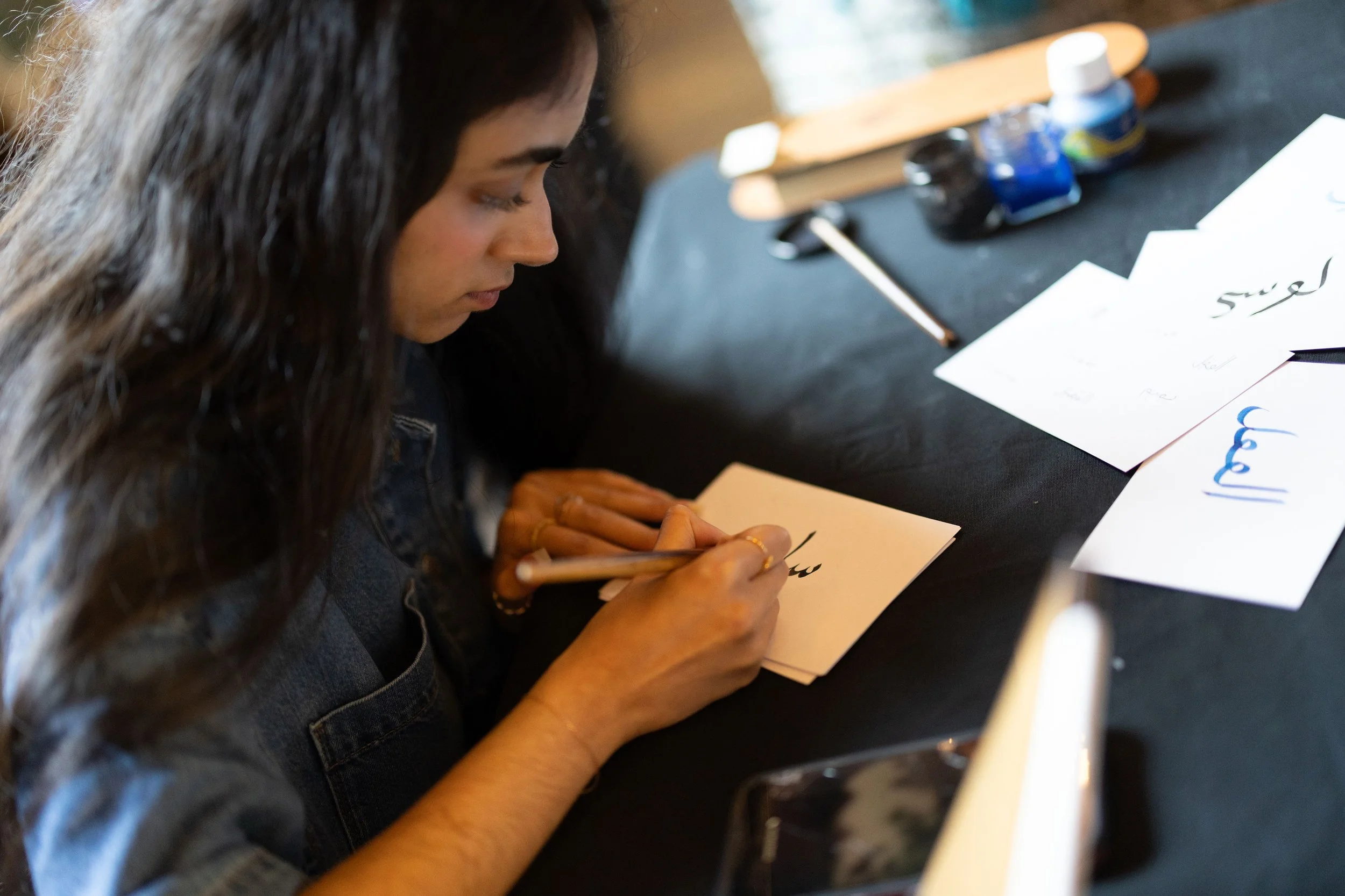 Leighton House, Live Calligraphy After Hours 2026
Image Credit: Batool Almo 