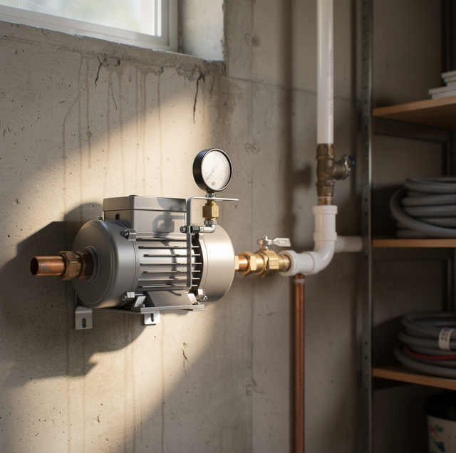 low water pressure trickling from kitchen faucet
