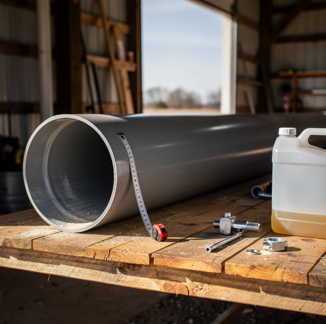 well casing sleeve being inserted during reinforcement repair