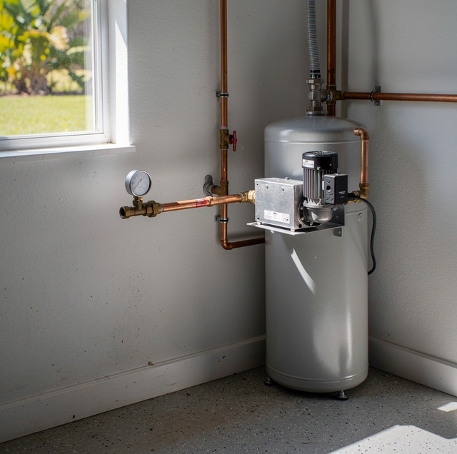 Booster pump repair in industrial water distribution system