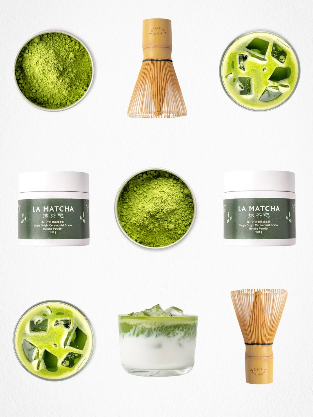 La Matcha Chinese matcha powder and products available for wholesale, retail, and café buyers