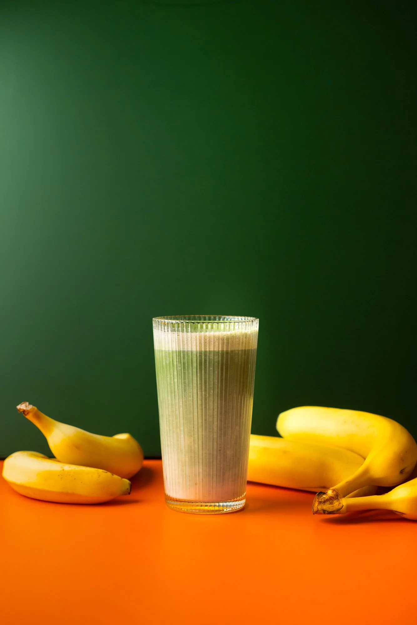 Banana Almond Butter Matcha drink.