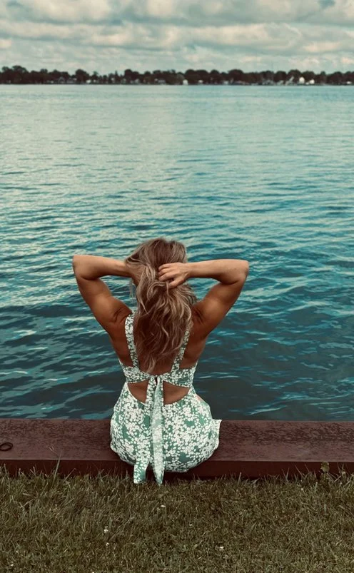lady by the water
