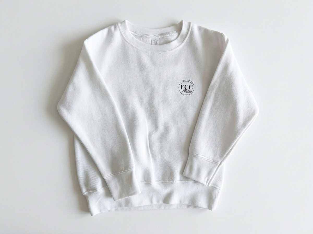 KIDS Crew Neck White
