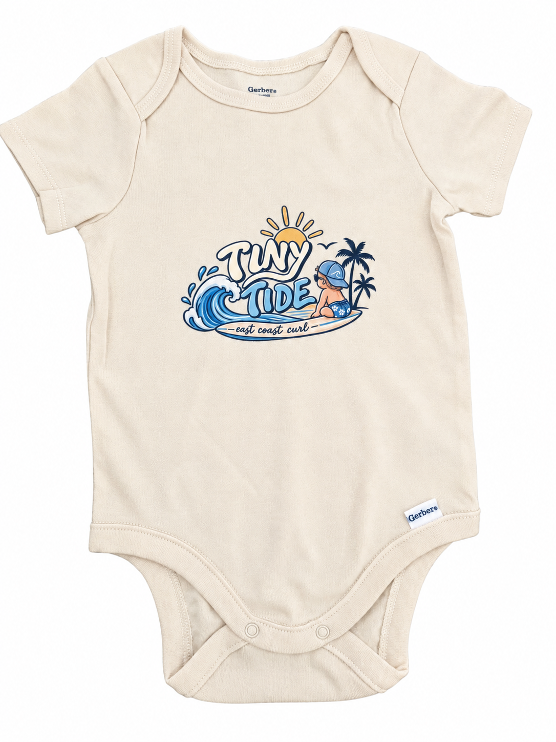 Tiny Tide onesie