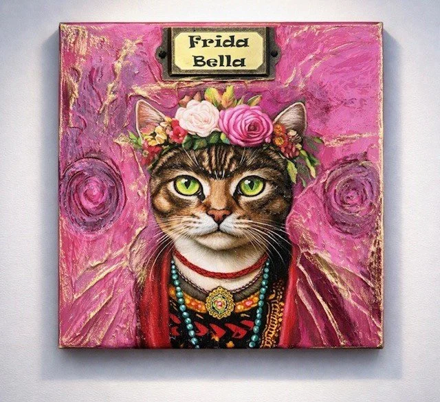 Frida Bella - the boho cat of the Fridas Felines series