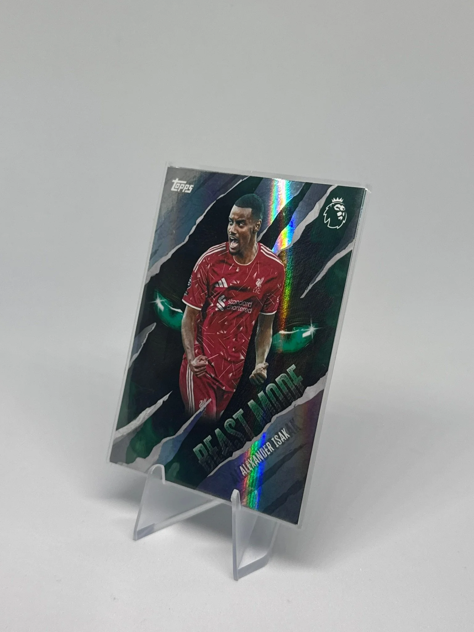 Topps BEAST MODE Premier League Alexander Isak Liverpool Insert Card