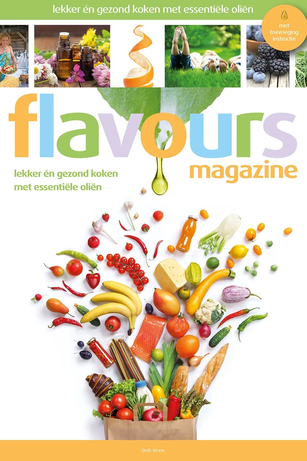 Flavours Magazine over koken met essentiële oliën