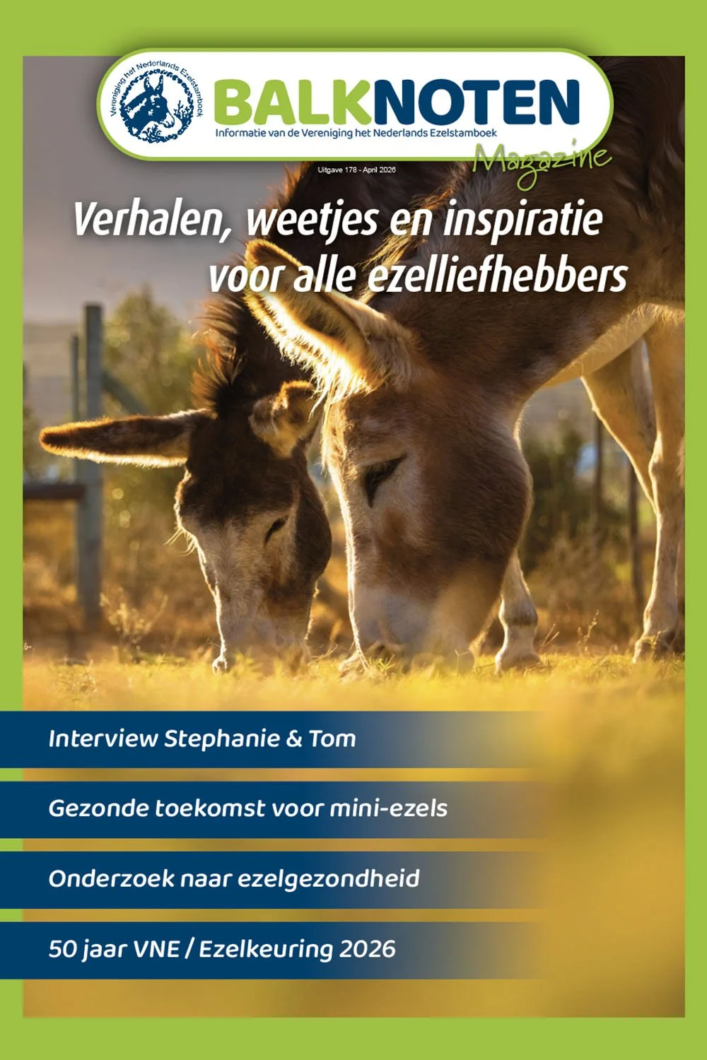 Balknoten, magazine voor ezelhouders