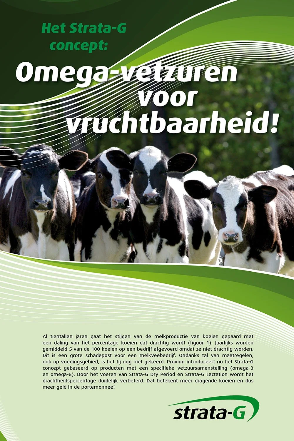Folder over Strata-G, omega-vetzuren voor vruchtbaarheid