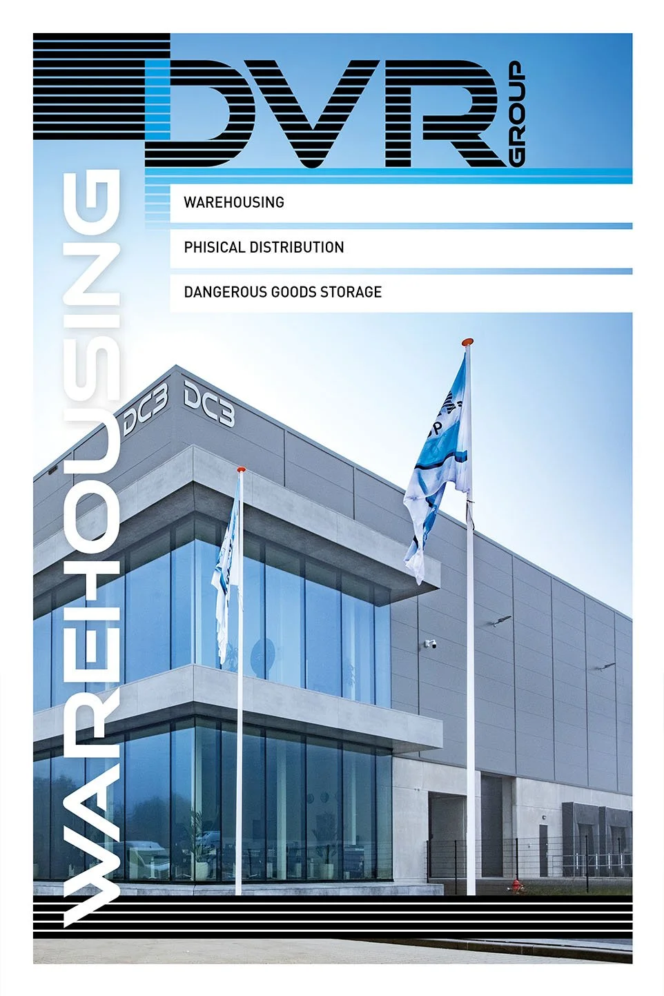 Website en brochure voor DVR Warehousing