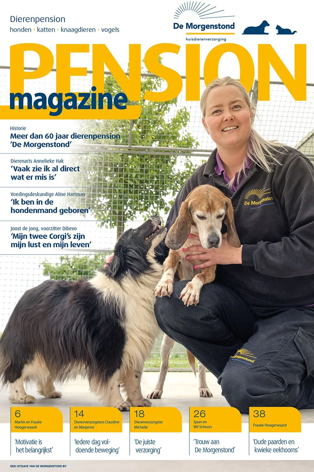Huisstijl, website en magazine voor een dierenpension