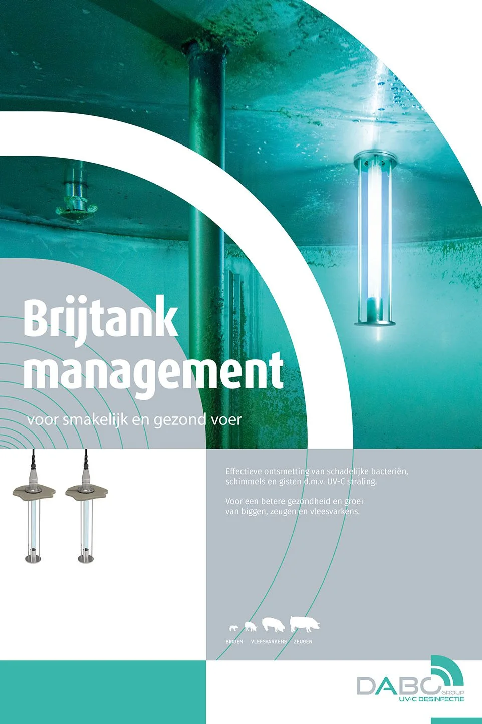Folder en website over brijtankmanagement voor DABO