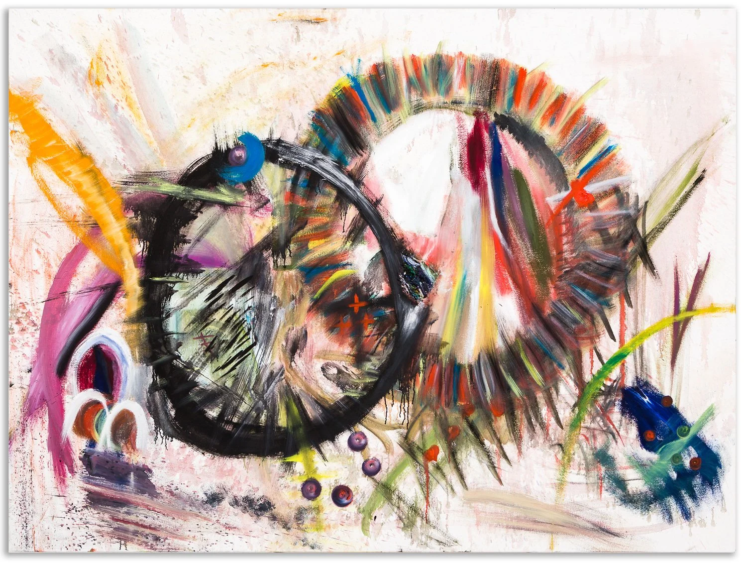     Zeitkreisel / 2014 / 156 × 207 cm / Öl auf Leinwand 
