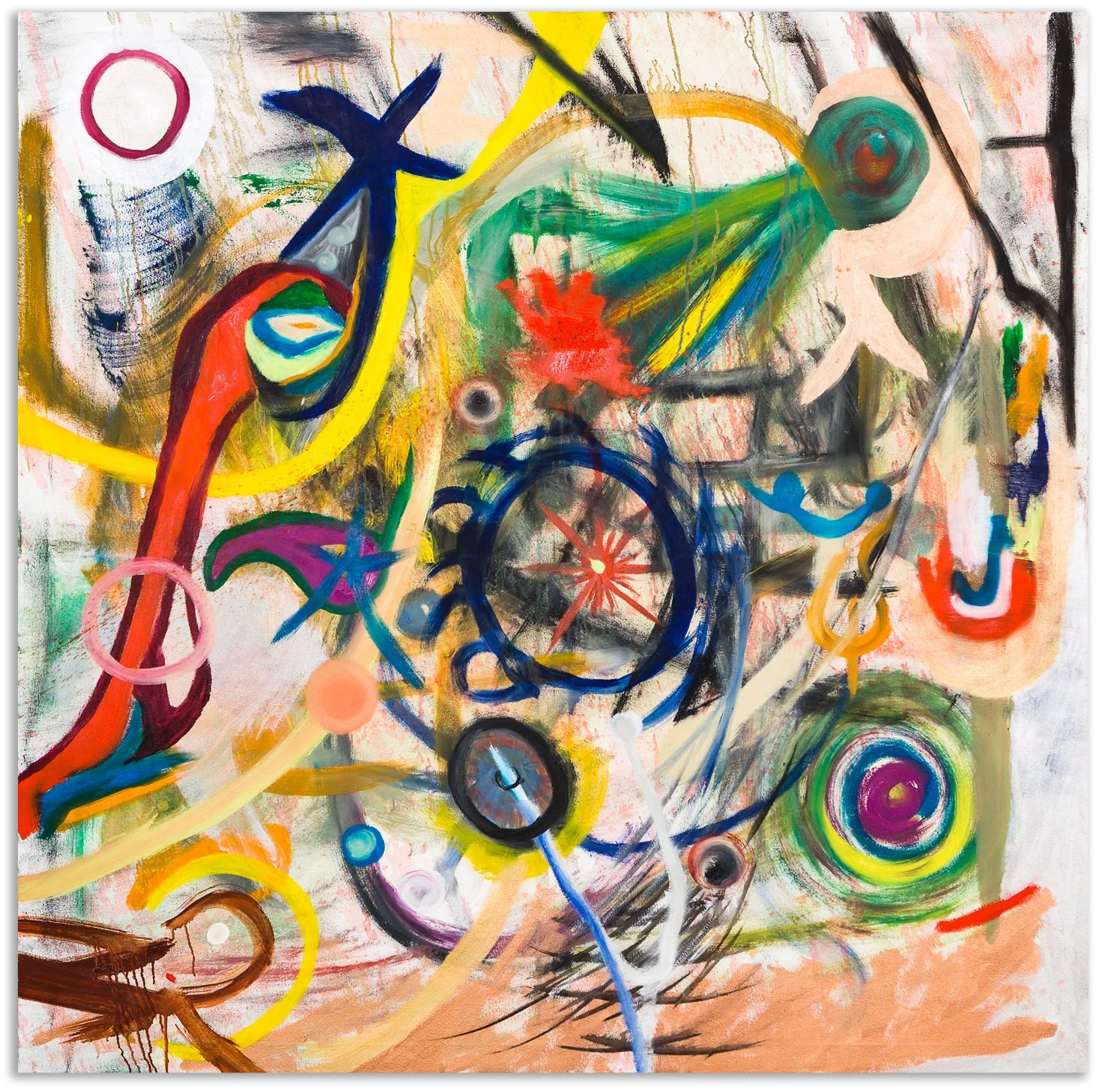     Im Strudel der Zeit / 2013 / 140 × 140 cm / Öl auf Leinwand 