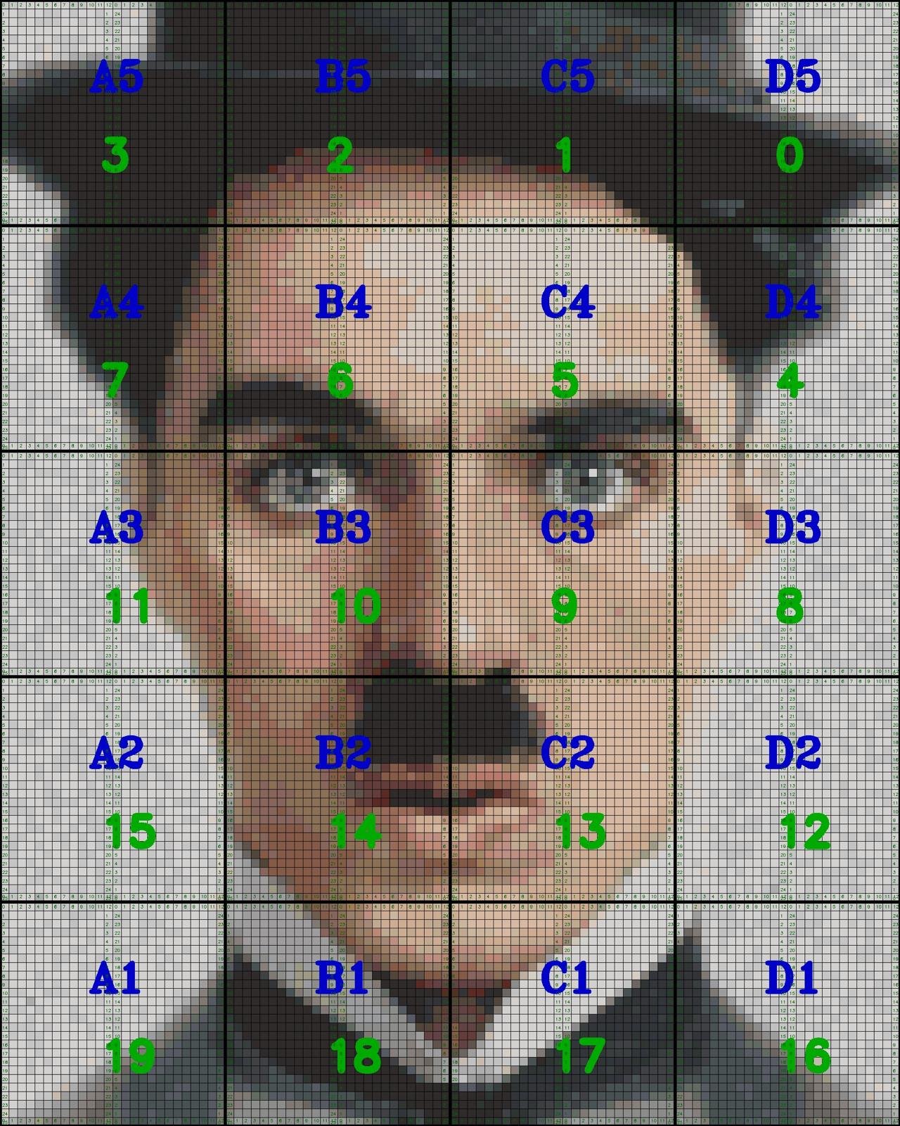 Man's face analyzed with a facial recognition grid overlay.