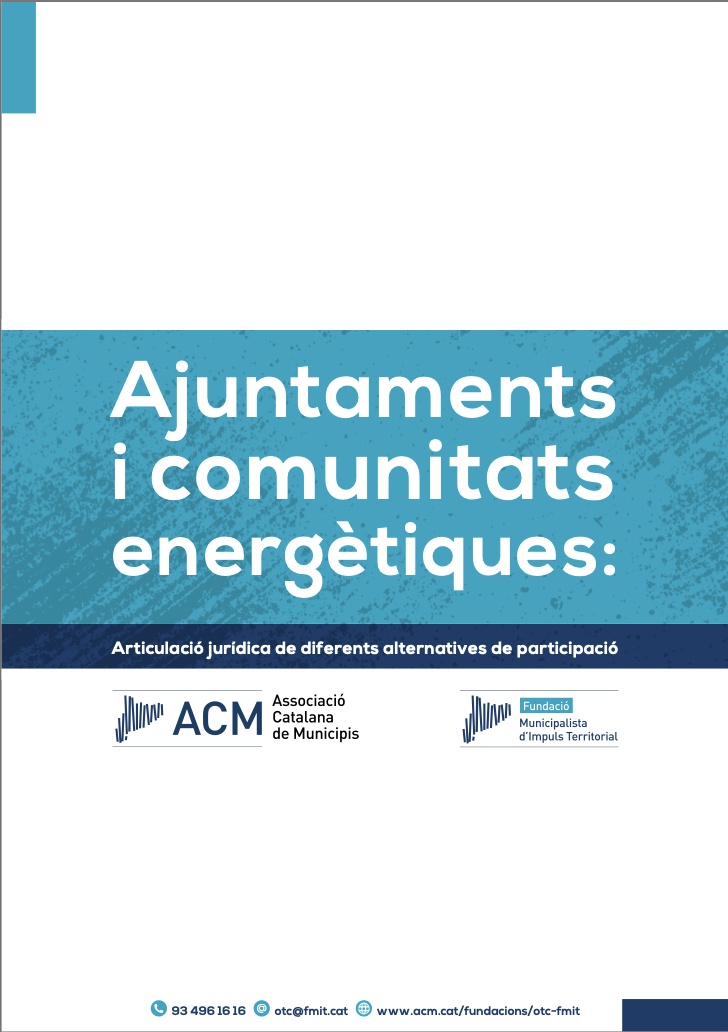 Estudio para ayuntamientos y comunidades energéticas