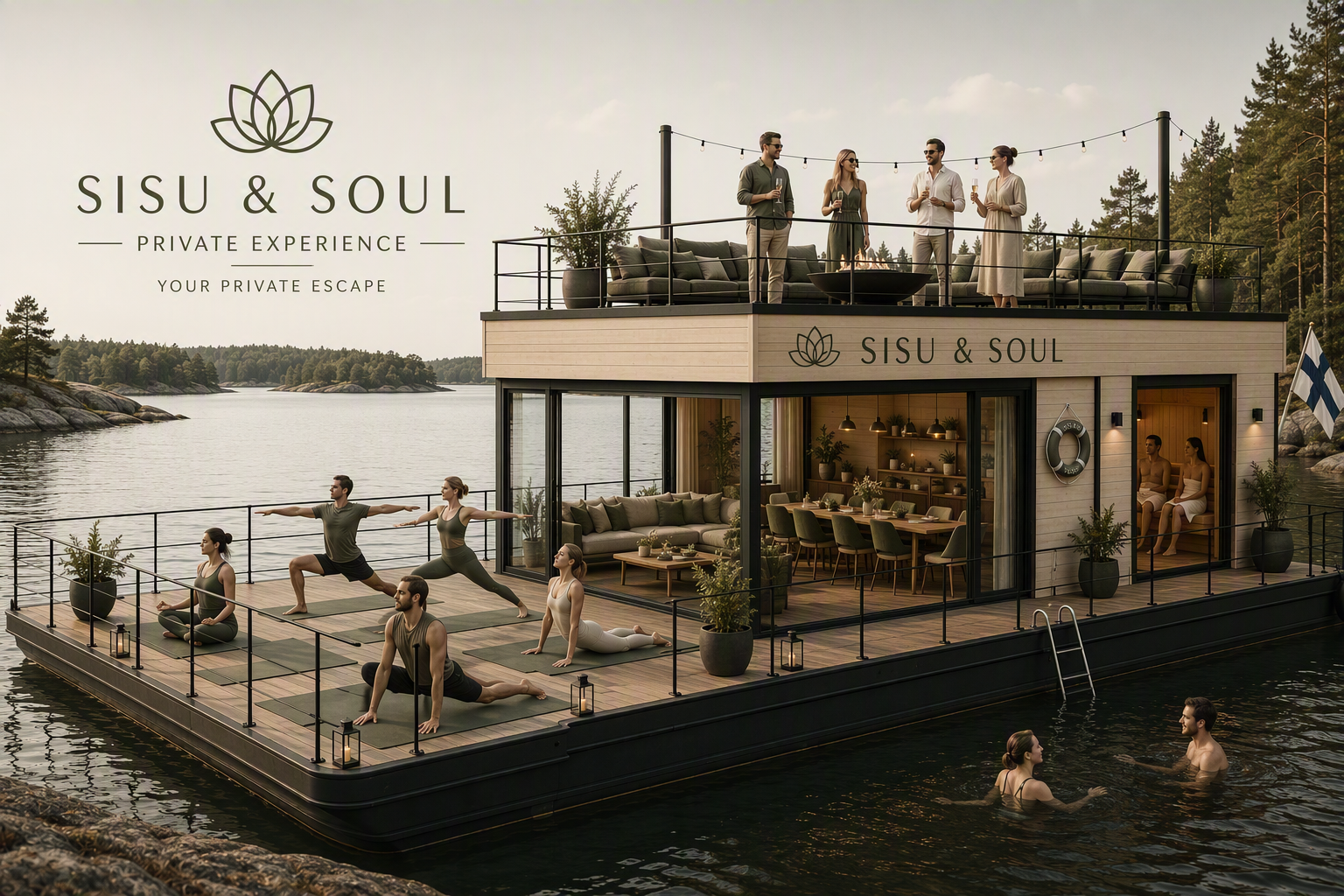 SISU & SOUL | SAUNA BOAT - SAUNALAUTTA