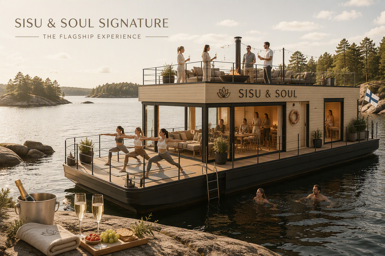 SISU & SOUL | SAUNA BOAT - SAUNALAUTTA