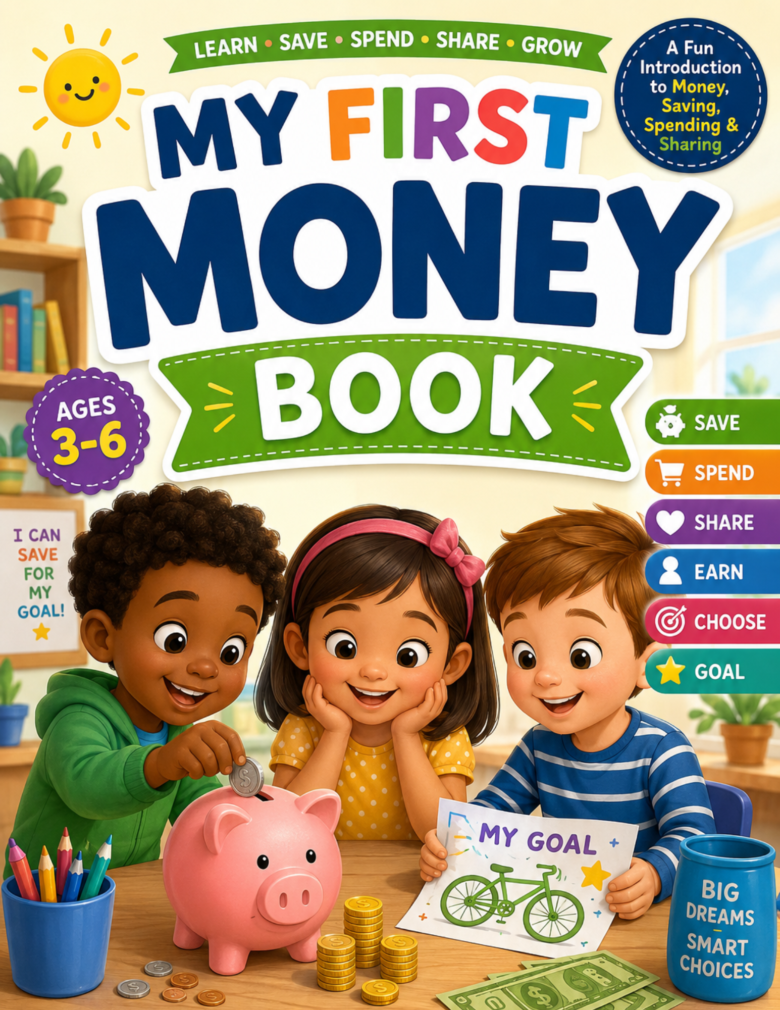 MY FIRST MONEY BOOK :  Big Money Lessons. Little Learners. Bright Financial Futures.
