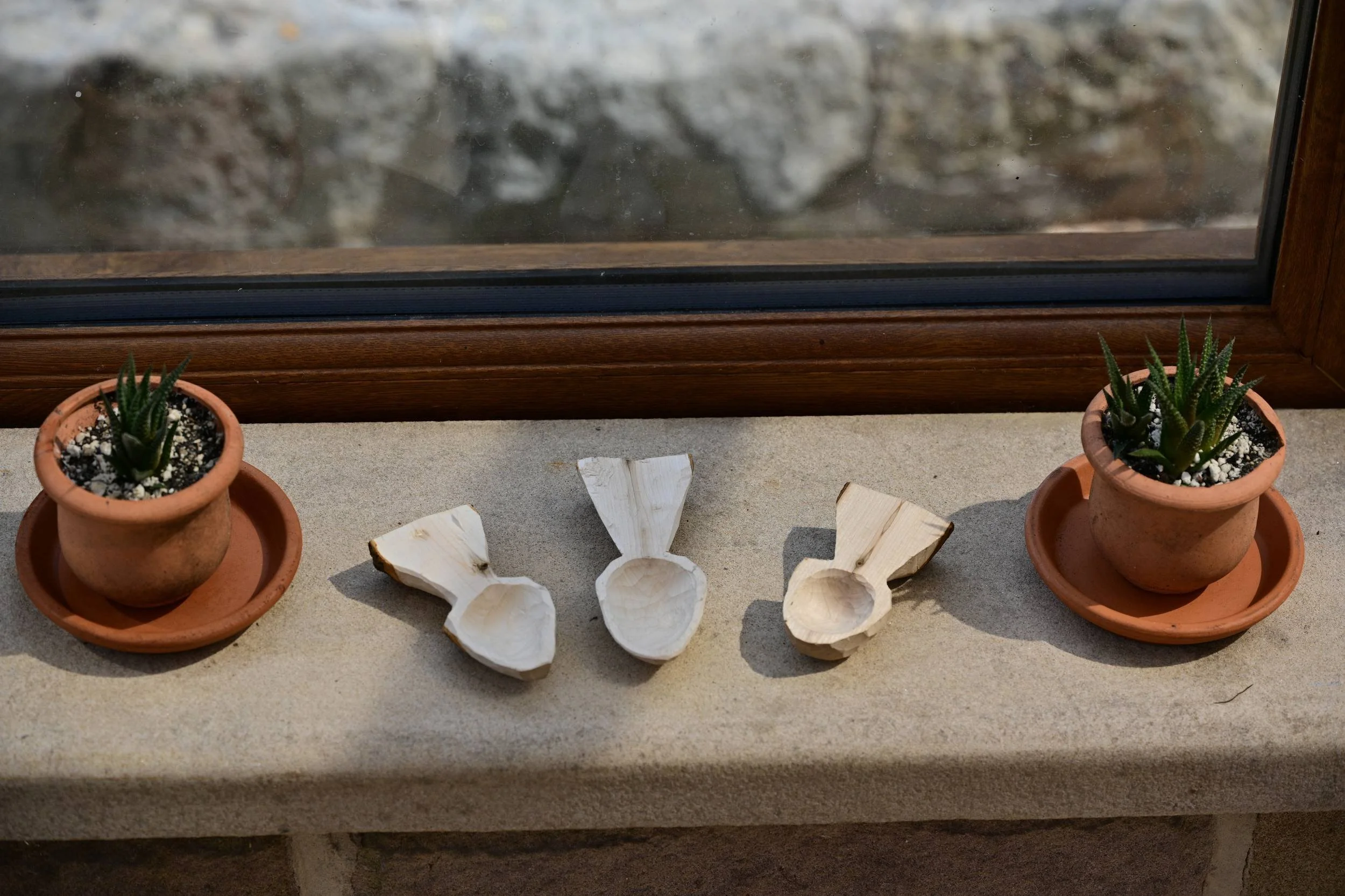…and at work: coffee and sugar scoops hiding in plain sight.