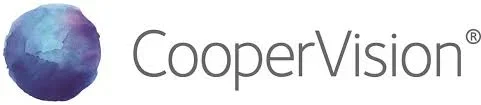 CooperVision logo featuring a purple and blue spherical graphic next to the company name.
