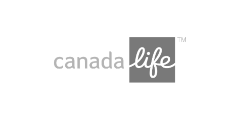 Canada Life logo with the text 'Canada' in gray and 'life' in black cursive.