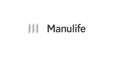 Manulife logo on a black background