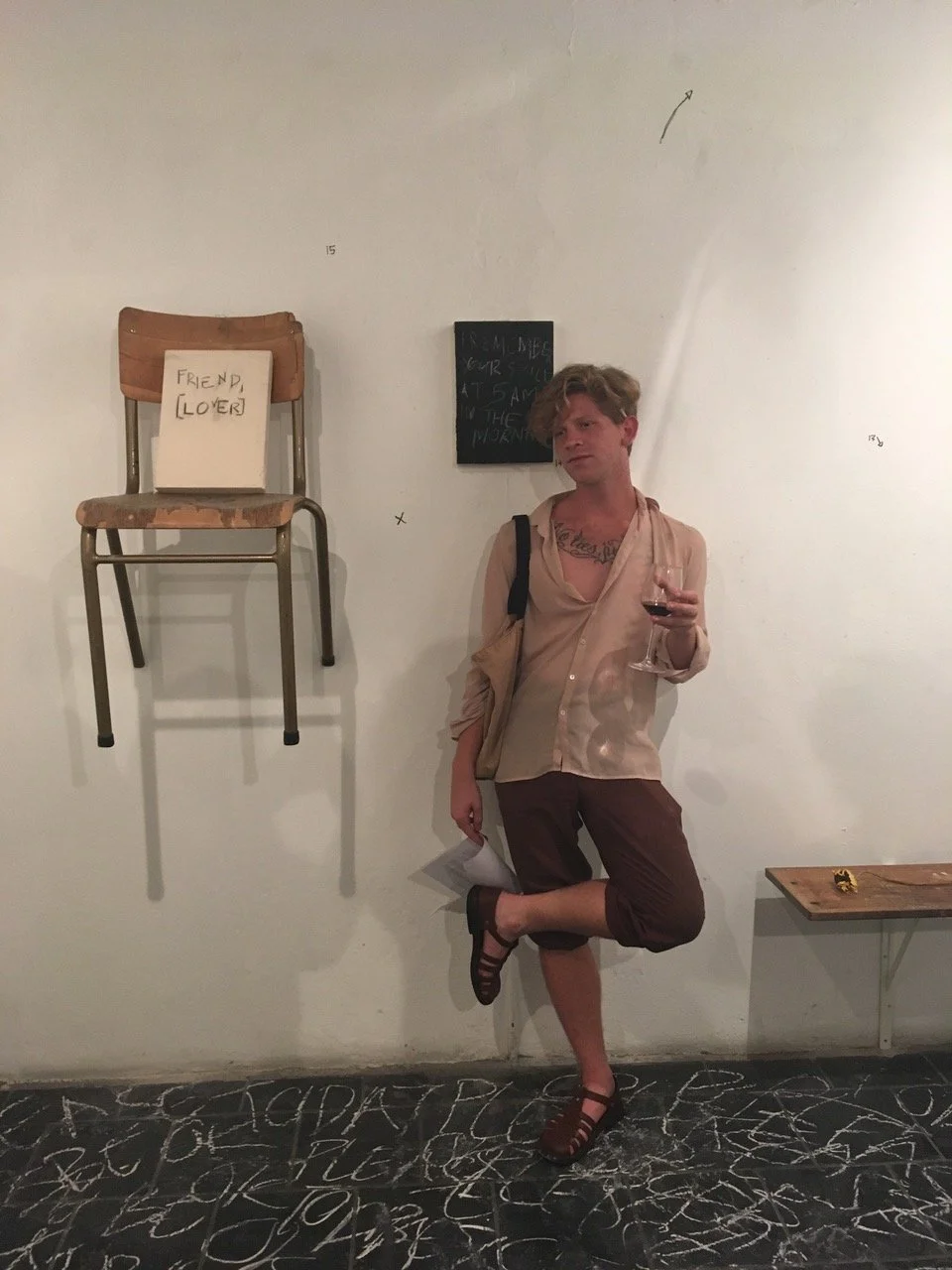 Brett Seiler, 1st solo show 'Macho Man' (2017)