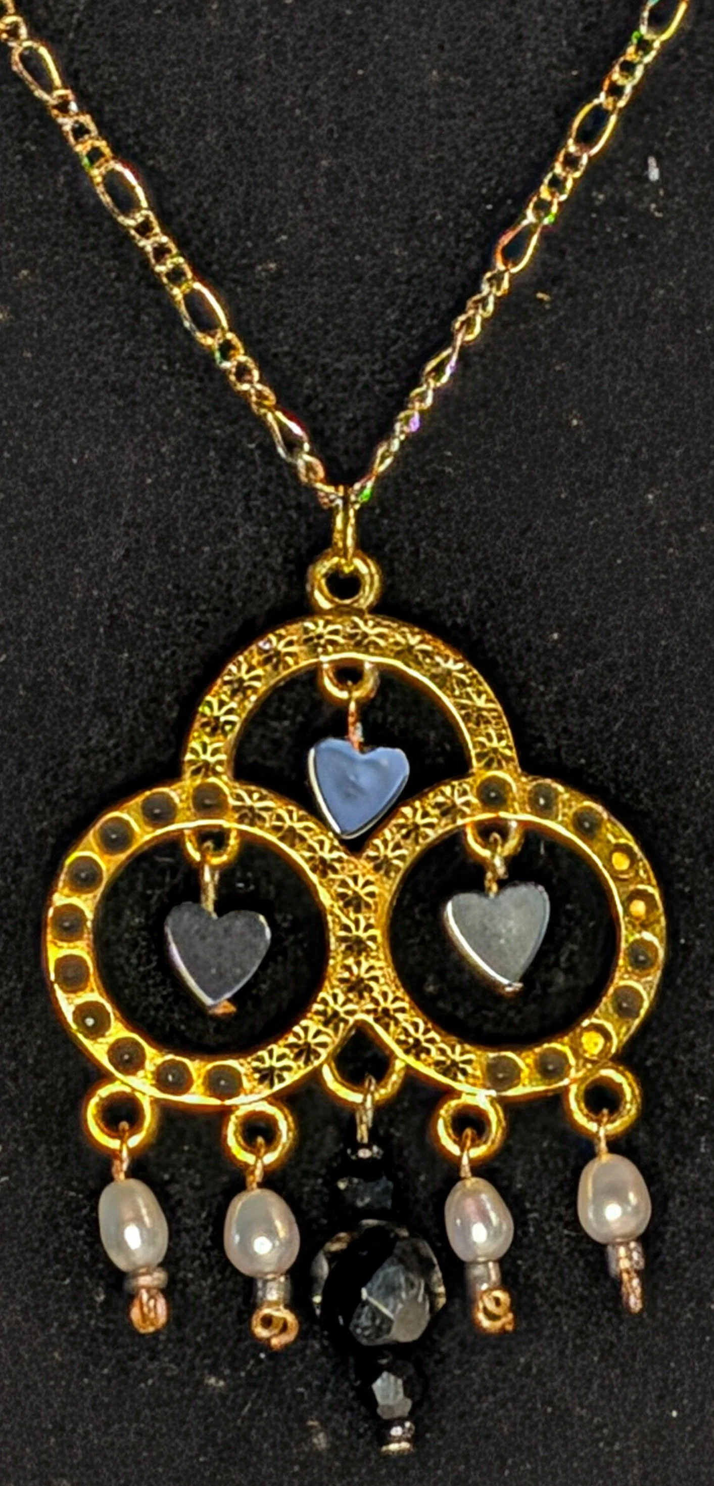 Jet Set Heart Necklace