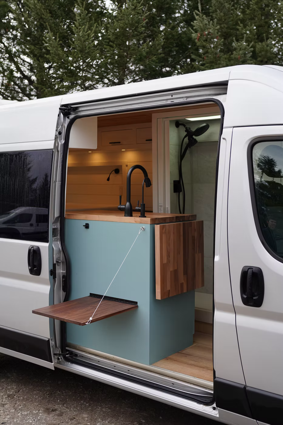 Ram Promaster 159" Teal & Gray