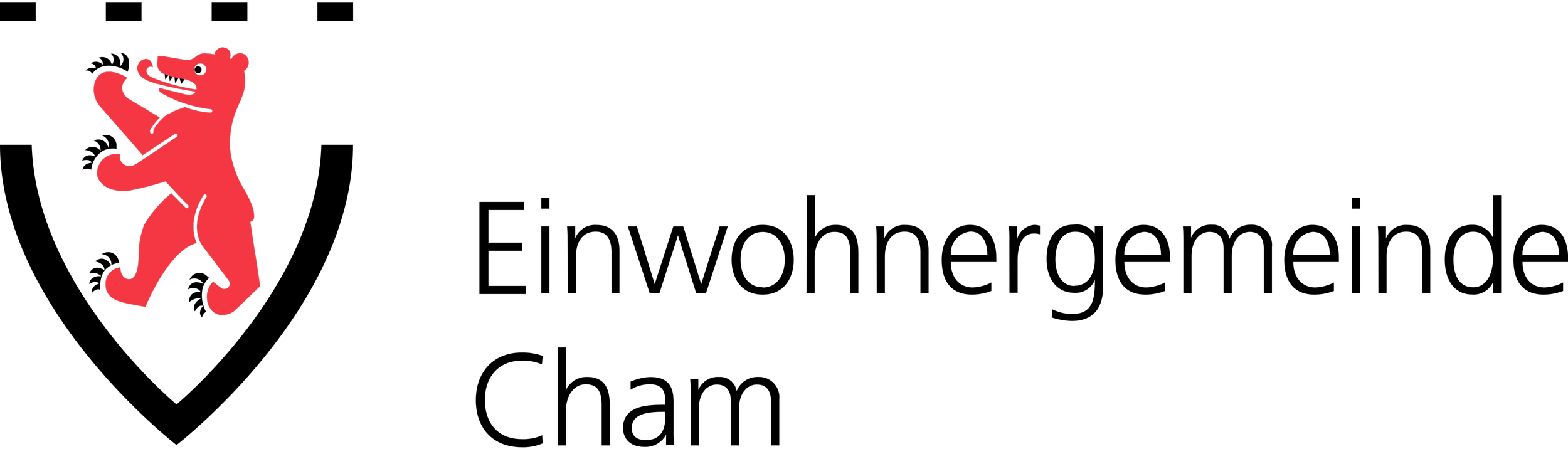 Das Logo von Berlinale mit rotem Bär auf schwarzem Hintergrund.