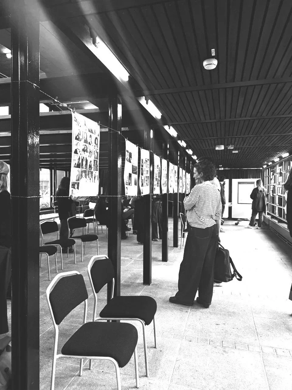 Ausstellung an der TUM Kommunikation, Macht und Rollen in der Architektur, Lehrauftrag Sandra Cabrales