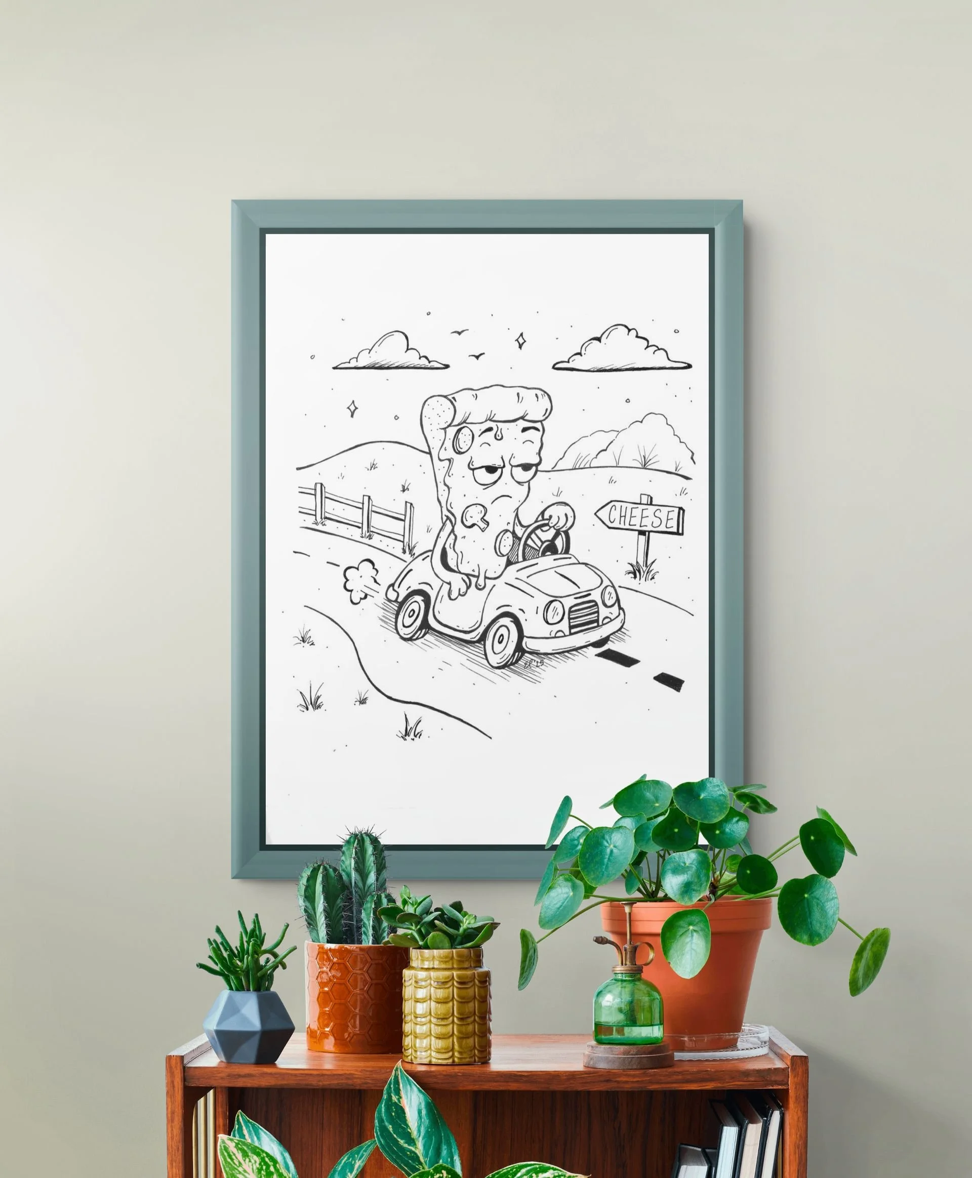 Pizza Crisis - Sad Snack Series - Print